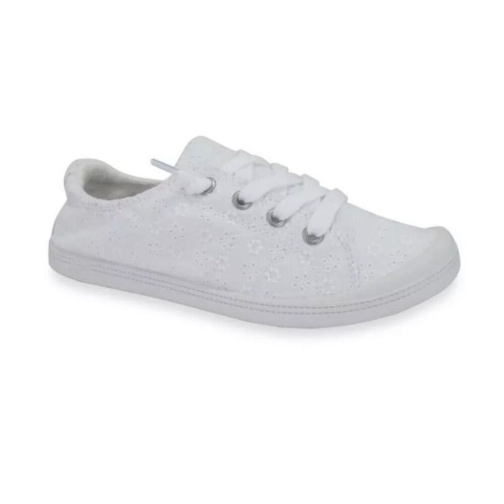 🐿️ Jellypop Shoes Dallas Lace Up White Eyelet Sneakers Size 8.5